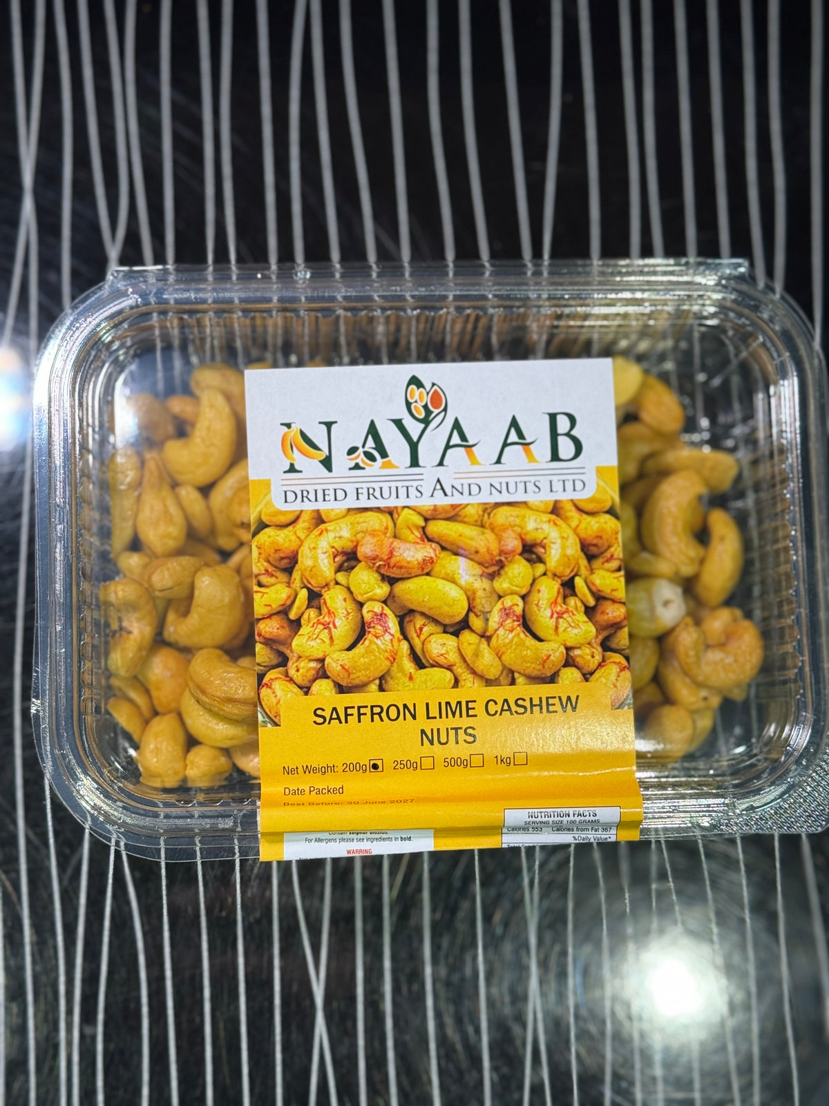 Saffron & Lime Cashew